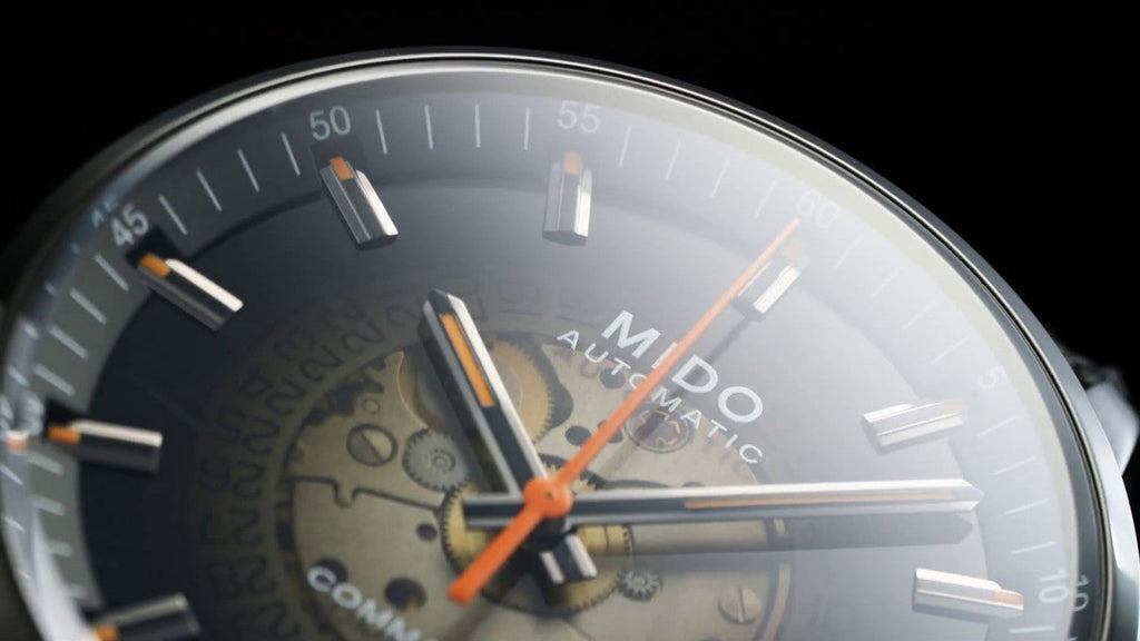 Buy Shop Mido Commander Automatic Gradient Black Dial Silver Steel Strap Watch For Men - M021.407.11.411.00 USA Online