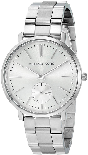 Buy Shop Michael Kors Jaryn Quartz Silver Dial Silver Steel Strap Watch For Women - MK3499 USA Online