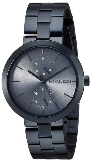 Buy Shop Michael Kors Garner Chronograph Quartz Blue Dial Blue Steel Strap Watch For Women - MK6410 USA Online