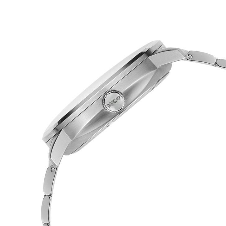 Buy Shop Mido Commander Automatic Gradient Black Dial Silver Steel Strap Watch For Men - M021.407.11.411.00 USA Online