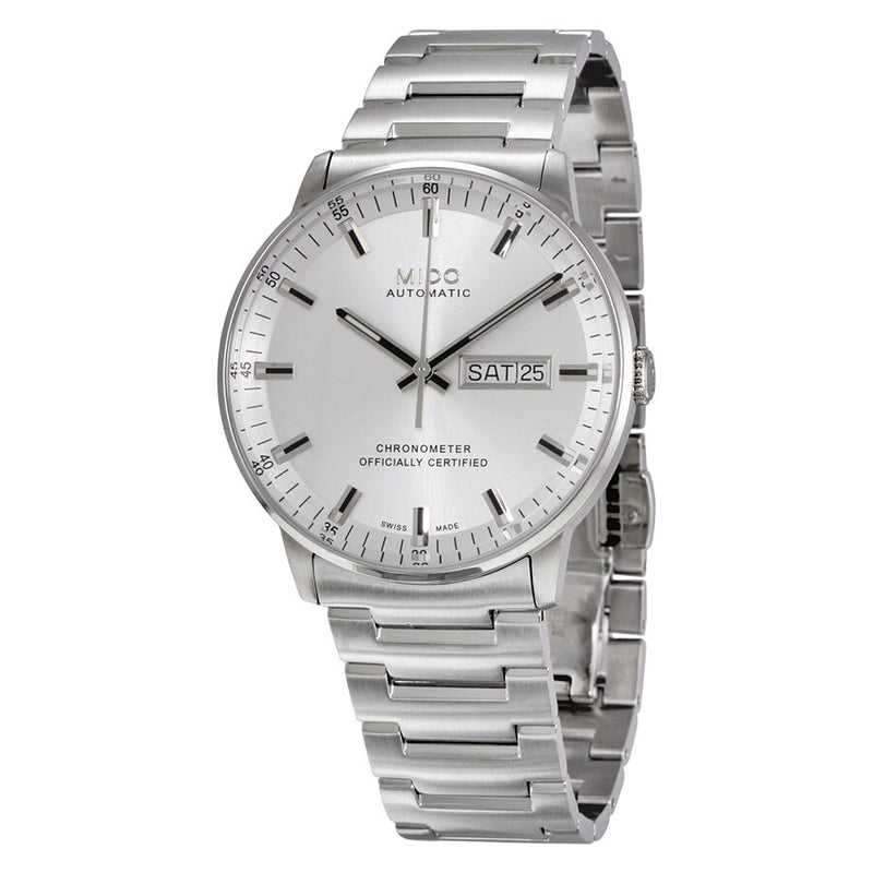 Buy Shop Mido Commander II Automatic Chronometer Silver Dial Silver Steel Strap Watch For Men - M021.431.11.031.00 USA Online