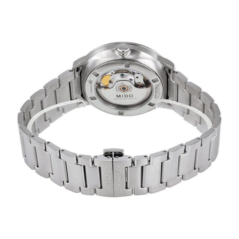 Buy Shop Mido Commander II Automatic Chronometer Silver Dial Silver Steel Strap Watch For Men - M021.431.11.031.00 USA Online