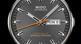 Buy Shop Mido Commander II Automatic Chronometer Grey Dial Silver Steel Strap Watch For Men - M021.431.11.061.01 USA Online