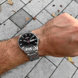 Buy Shop Mido Commander II Automatic Chronometer Grey Dial Silver Steel Strap Watch For Men - M021.431.11.061.01 USA Online