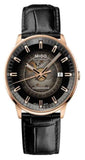 Buy Shop Mido Commander Automatic Black Dial Black Leather Strap Watch For Men - M021.407.36.411.00 USA Online