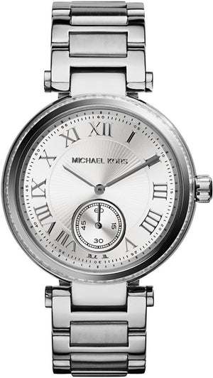 Buy Shop Michael Kors Skylar Silver Dial Silver Steel Strap Watch for Women - MK5866 USA Online