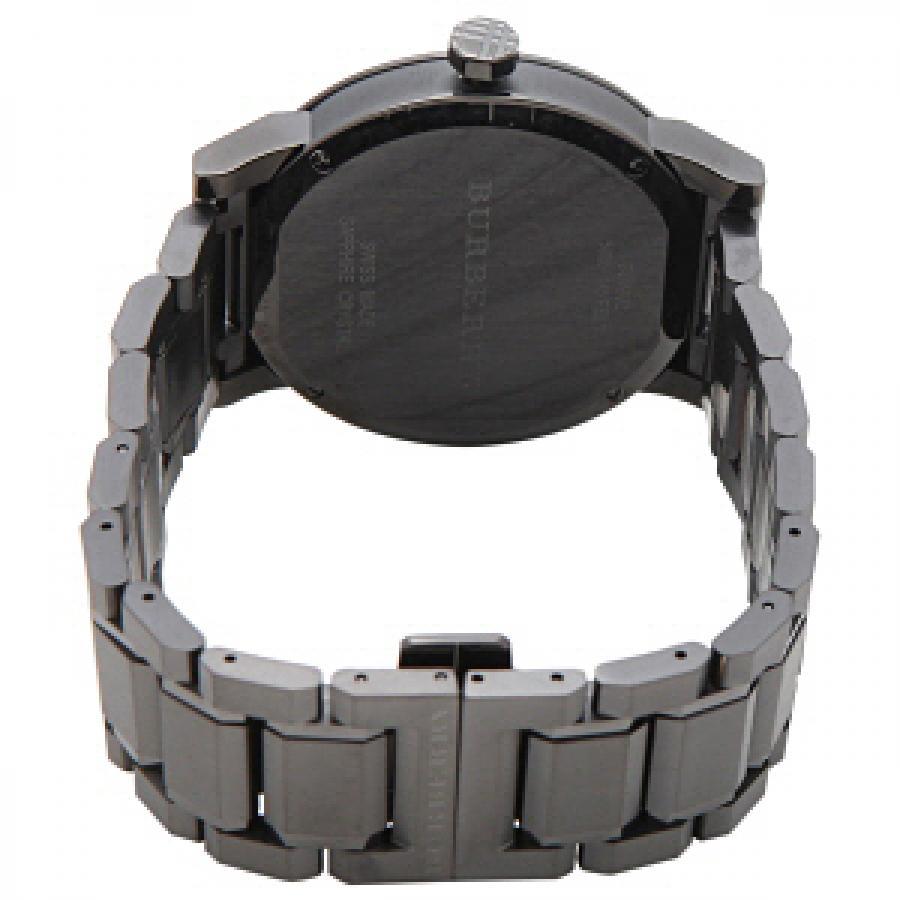 Buy Shop Burberry The City Black Dial Black Steel Strap Watch for Men - BU9902 USA Online