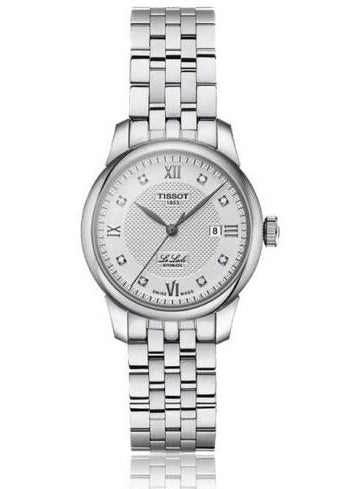 Buy Shop Tissot Le Locle Lady Automatic Diamonds Silver Dial Silver Steel Strap Watch For Women - T006.207.11.036.00 USA Online
