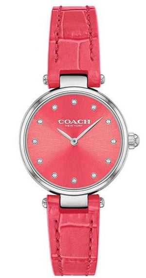Buy Shop Coach Park Pink Dial Pink Leather Strap Watch for Women - 14503536 USA Online