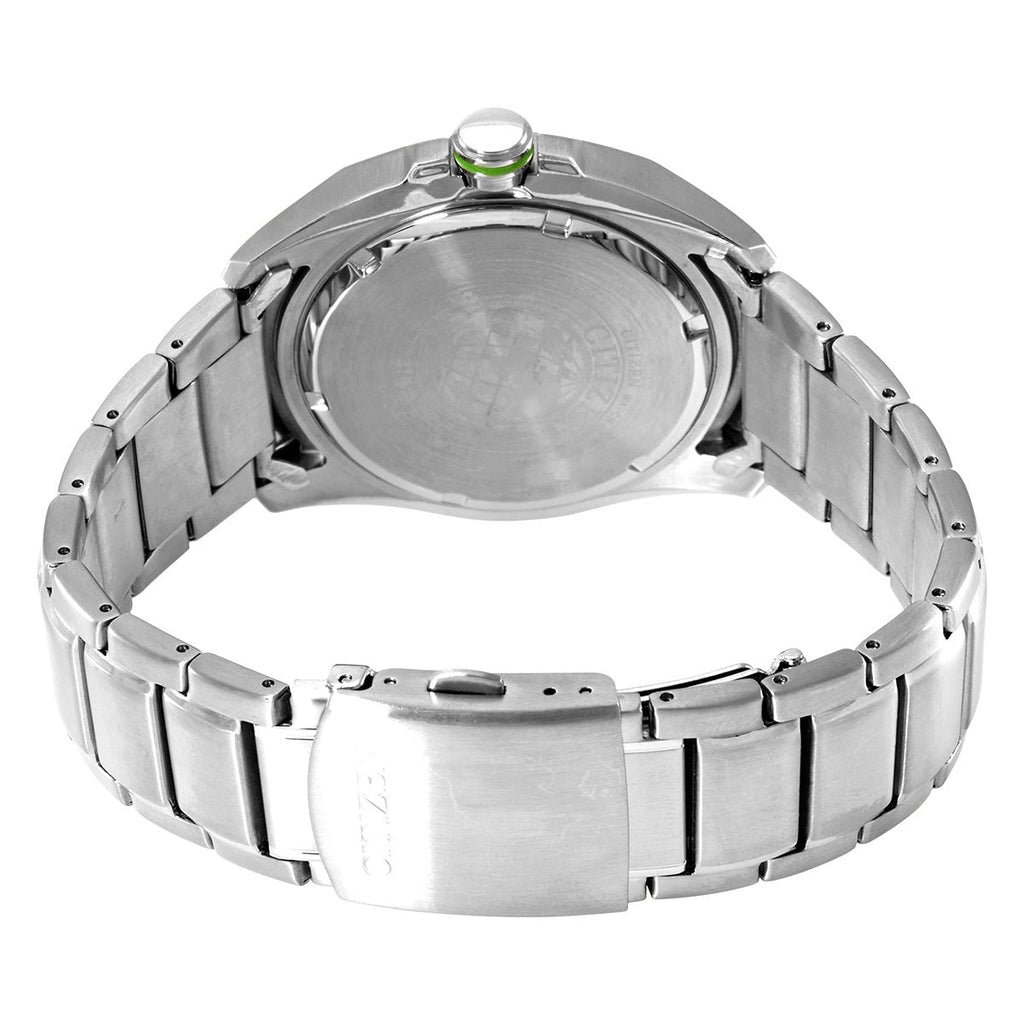 Buy Shop Citizen Eco Drive Urban Black Dial Silver Stainless Steel Watch For Men - AW0020-59EB USA Online