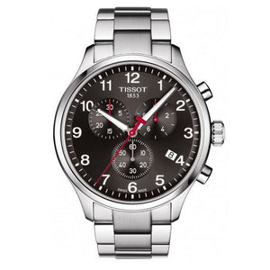 Buy Shop Tissot Chrono XL Quartz Asian Games Edition Black Dial Silver Steel Strap Watch For Men - T116.617.11.057.02 USA Online