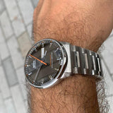 Buy Shop Mido Commander II Automatic Chronometer Grey Dial Silver Steel Strap Watch For Men - M021.431.11.061.01 USA Online