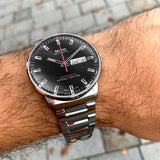 Buy Shop Mido Commander II Automatic Black Dial Silver Steel Strap Watch For Men - M021.431.11.051.00 USA Online