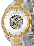 Buy Shop Maserati Traguardo Automatic White Skeleton Dial Two Tone Steel Strap Watch For Men - R8823112003 USA Online