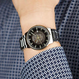 Buy Shop Mido Commander Automatic Gradient Black Dial Silver Steel Strap Watch For Men - M021.407.11.411.00 USA Online