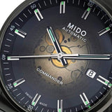 Buy Shop Mido Commander II Automatic Gradient Black Dial Black Steel Strap Watch For Men - M021.407.33.411.00 USA Online