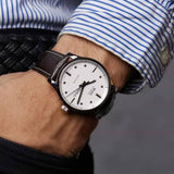 Buy Shop Mido Multifort Automatic Silver Dial Black Leather Strap Watch For Men - M005.430.16.031.80 USA Online