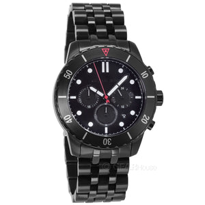 Buy Shop Michael Kors Cunningham Chronograph Black Dial Black Steel Strap Watch For Men - MK8965 USA Online