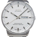 Buy Shop Mido Commander II Automatic Chronometer Silver Dial Silver Steel Strap Watch For Men - M021.431.11.031.00 USA Online