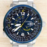 Buy Shop Citizen Promaster Nighthawk Eco Drive Navy Blue Dial Silver Steel Strap Watch For Men - BJ7006-56L USA Online