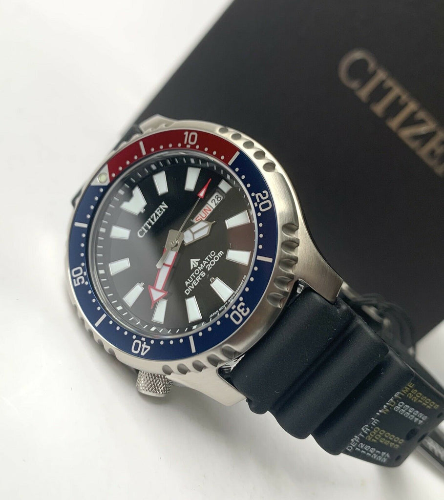 Buy Shop Citizen Promaster Automatic 200M Diver Fugu Limited Edition Black Dial Black Rubber Strap Watch For Men - NY0110 USA Online