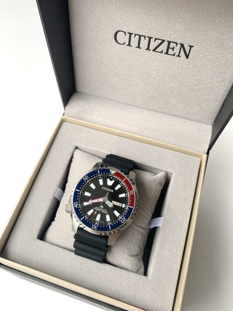 Buy Shop Citizen Promaster Automatic 200M Diver Fugu Limited Edition Black Dial Black Rubber Strap Watch For Men - NY0110 USA Online