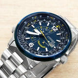 Buy Shop Citizen Promaster Nighthawk Eco Drive Navy Blue Dial Silver Steel Strap Watch For Men - BJ7006-56L USA Online