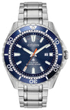 Buy Shop Citizen Promaster Marine Blue Dial Silver Steel Strap Watch For Men - BN0191-80L USA Online