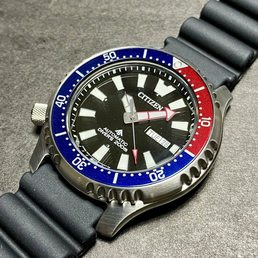 Buy Shop Citizen Promaster Automatic 200M Diver Fugu Limited Edition Black Dial Black Rubber Strap Watch For Men - NY0110 USA Online