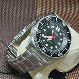 Buy Shop Citizen Mechanical Black Dial Silver Steel Strap Watch For Men - NJ0120-81E USA Online