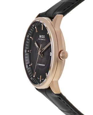 Buy Shop Mido Commander Automatic Black Dial Black Leather Strap Watch For Men - M021.407.36.411.00 USA Online