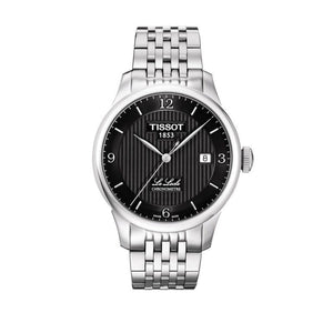 Buy Shop Tissot Le Locle Automatic Black Dial Silver Steel Strap Watch For Men - T006.408.11.057.00 USA Online