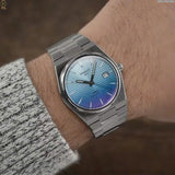 Tissot PRX Powermatic 80 Gradient Blue Dial Silver Steel Strap Watch for Men - T137.407.11.351.01