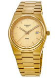 Buy Shop Tissot PRX Champagne Yellow Gold Dial Gold Steel Strap Watch for Men - T137.410.33.021.00 USA Online