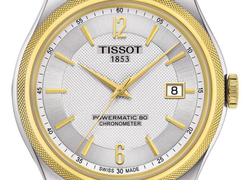 Buy Shop Tissot Ballade Powermatic 80 Chronometer Silver Dial Two Tone Steel Strap Watch For Men - T108.408.22.037.00 USA Online