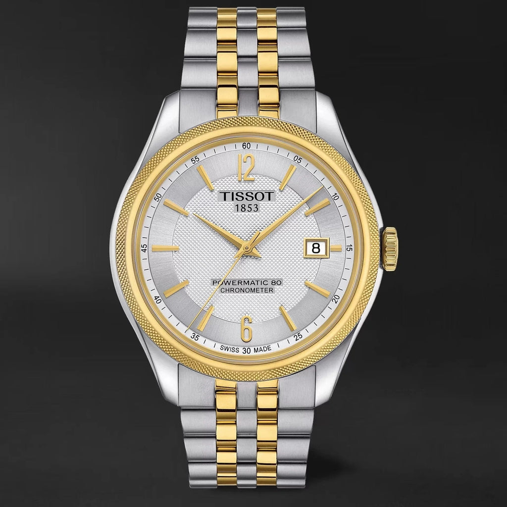 Buy Shop Tissot Ballade Powermatic 80 Chronometer Silver Dial Two Tone Steel Strap Watch For Men - T108.408.22.037.00 USA Online