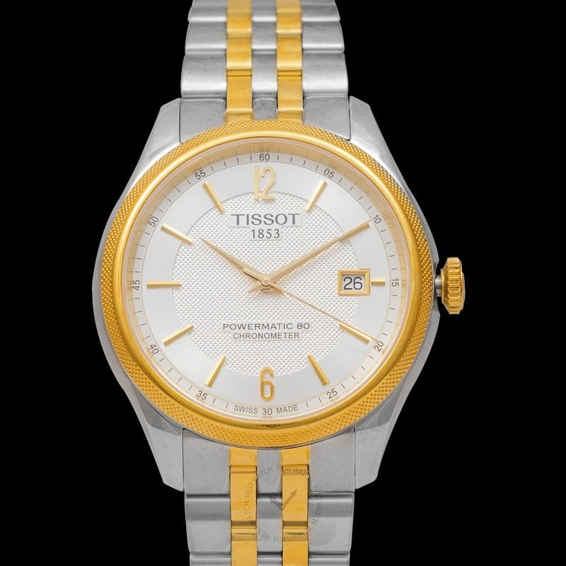Buy Shop Tissot Ballade Powermatic 80 Chronometer Silver Dial Two Tone Steel Strap Watch For Men - T108.408.22.037.00 USA Online