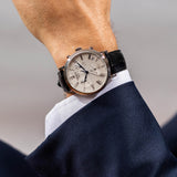 Buy Shop Tissot Carson Premium Chronograph Silver Dial Black Leather Strap Watch For Men - T122.417.16.033.00 USA Online