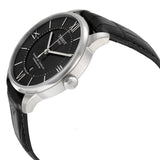 Buy Shop Tissot Chemin Des Tourelles Powermatic 80 Black Dial Black Leather Strap Watch For Men - T099.407.16.058.00 USA Online
