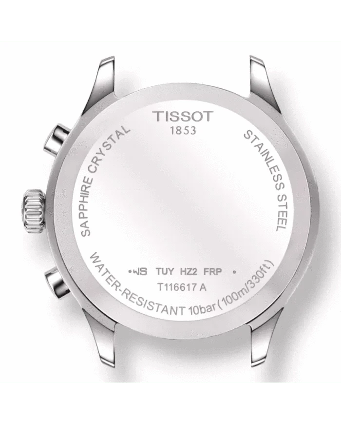 Buy Shop Tissot Chrono XL Classic Green Dial Silver Steel Strap Watch for Men - T116.617.11.092.00 USA Online