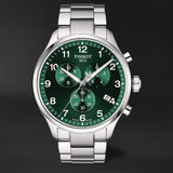 Buy Shop Tissot Chrono XL Classic Green Dial Silver Steel Strap Watch for Men - T116.617.11.092.00 USA Online