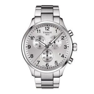 Buy Shop Tissot Chrono XL Classic Silver Dial Silver Steel Strap Watch For Men - T116.617.11.037.00 USA Online