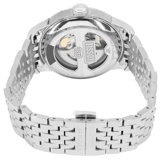 Buy Shop Tissot Le Locle Powermatic 80 Silver Dial Silver Steel Strap Watch for Men - T006.407.11.033.03 USA Online