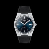 Buy Shop Tissot PRX Blue Dial Black Rubber Strap Watch For Men - T137.410.17.041.00 USA Online