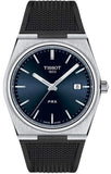 Buy Shop Tissot PRX Blue Dial Black Rubber Strap Watch For Men - T137.410.17.041.00 USA Online