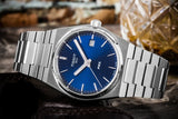 Buy Shop Tissot PRX Blue Dial Silver Steel Strap Watch For Men - T137.210.11.041.00 USA Online