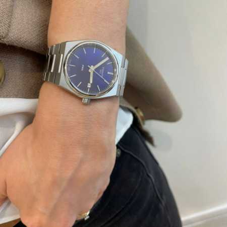 Buy Shop Tissot PRX Blue Dial Silver Steel Strap Watch For Men - T137.210.11.041.00 USA Online