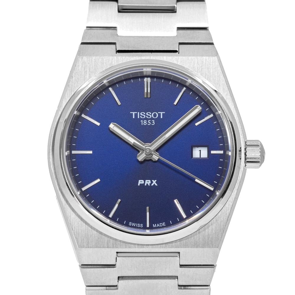 Buy Shop Tissot PRX Blue Dial Silver Steel Strap Watch For Men - T137.210.11.041.00 USA Online
