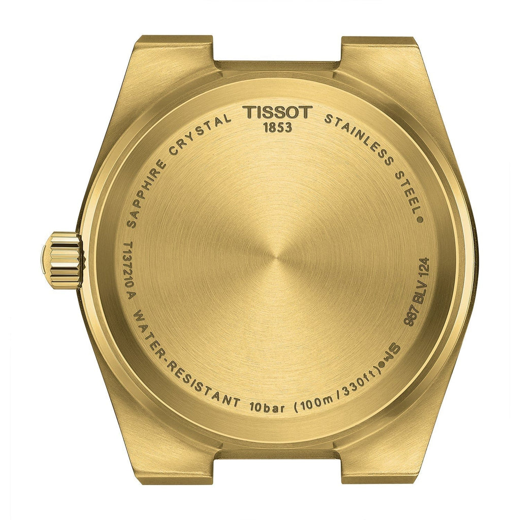 Buy Shop Tissot PRX Gold Dial Gold Steel Strap Watch for Men - T137.210.33.021.00 USA Online