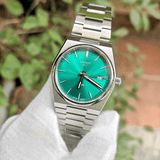 Buy Shop Tissot PRX Green Dial Silver Steel Strap Watch for Women - T137.210.11.081.00 USA Online